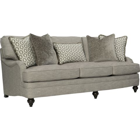 The Enduring Appeal of the Bernhardt Tarleton Short Sofa in a Sophisticated Gray
